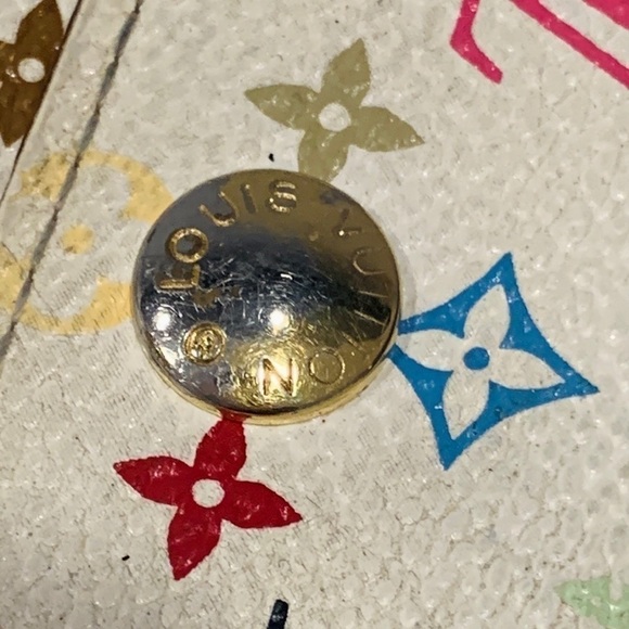 LOUIS VUITTON Multicolor Monogram Louise Wallet Authentic DATE CODE CA4087 - Picture 14 of 16